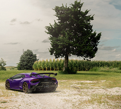 Фото дисков Vossen EVO-3R на Lamborghini Huracan