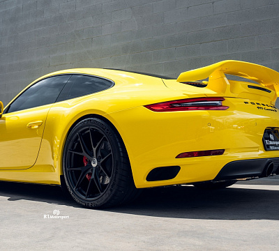 Фото дисков HRE P101 на Porsche 911 VII