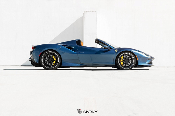 Фото дисков Anrky S3-X5 Черный сатин на Ferrari F8