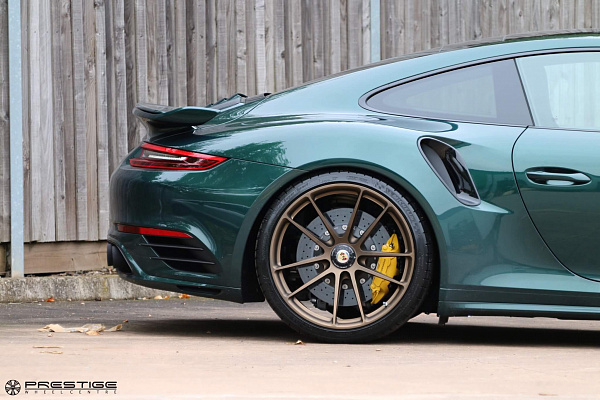 Фото дисков HRE P104 Сатиновая бронза на Porsche 911 VII