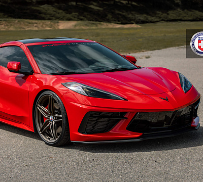 Фото дисков HRE P107SC на Chevrolet Corvette C8