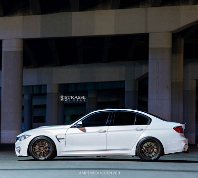 Фото дисков Strasse Wheels R10 Competition на BMW 3/M3 (F3x/F80)