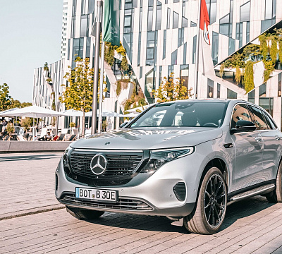 Фото дисков BRABUS Monoblock Z (Platinum Edition) на Mercedes-Benz EQC