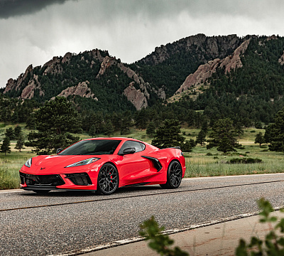 Фото дисков Vossen HF-2 на Chevrolet Corvette C8