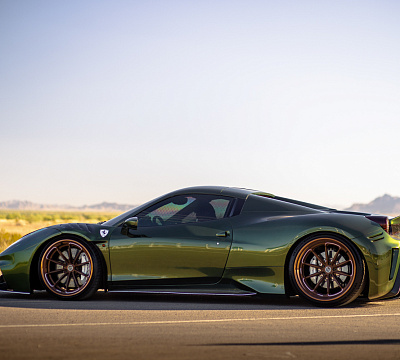 Фото дисков Brixton Forged R11-RS на Ferrari 458