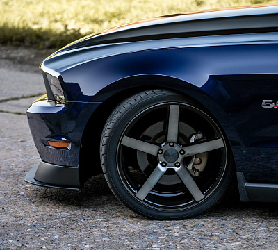 Фото дисков Vossen CV3 на Ford Mustang V