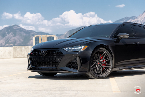 Фото дисков Vossen EVO-5R Сатиновый графит на Audi A/RS 6 (C8)