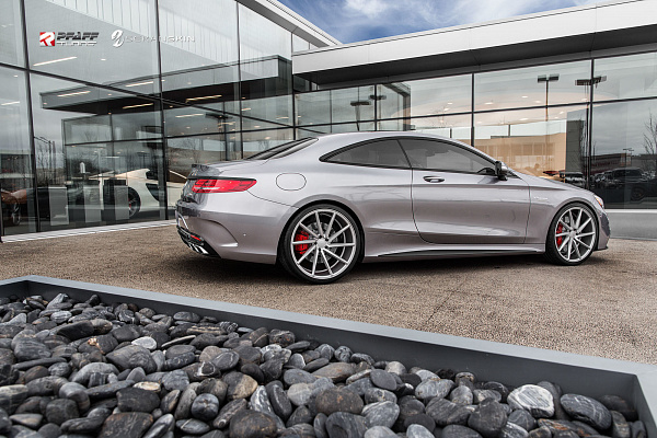 Фото дисков Vossen CVT Серебро на Mercedes-Benz S-Class (W222, C217)
