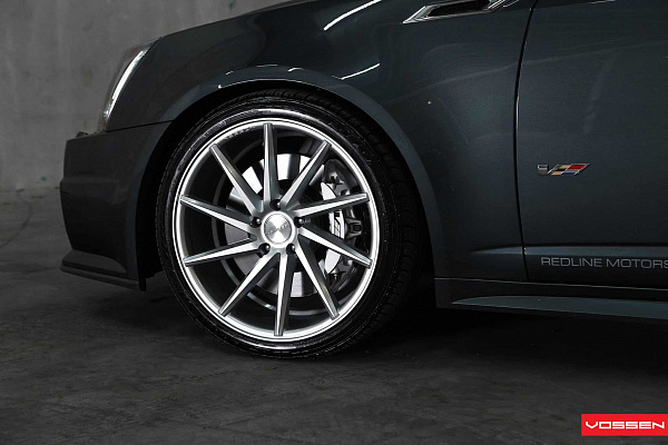 Фото дисков Vossen CVT Серебро на Cadillac CTS II