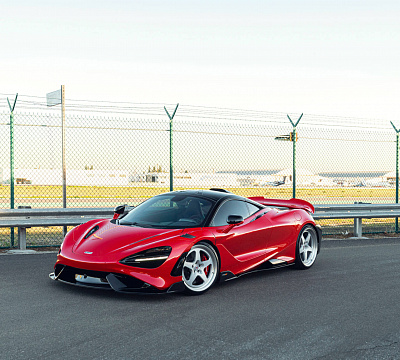 Фото дисков HRE 527 на McLaren 720S