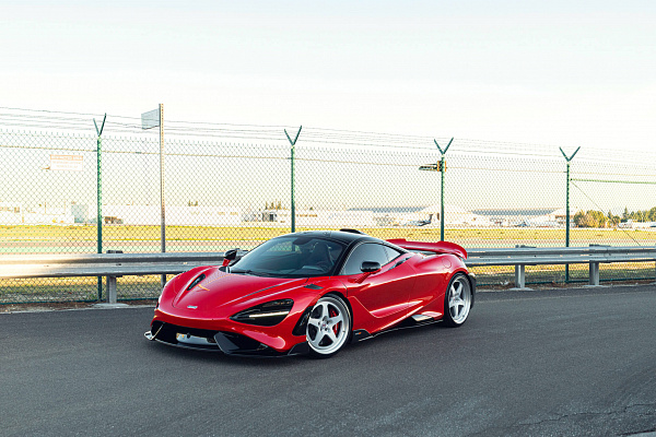 Фото дисков HRE 527 Сатиновый лак на McLaren 720S