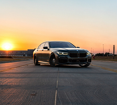 Фото дисков Vossen HF-8 на BMW 7 (G70)
