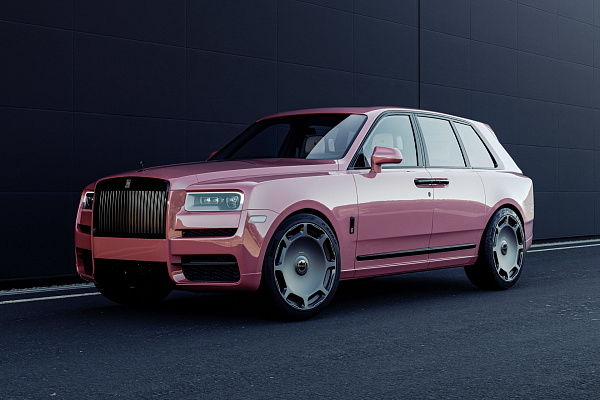Фото дисков Brixton Forged LX14 Черный сатин на Rolls-Royce Cullinan