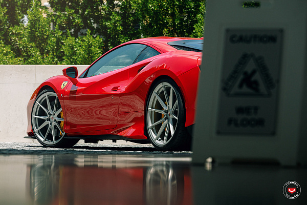 Фото дисков Vossen EVO-2 Глянцевый лак на Ferrari F8