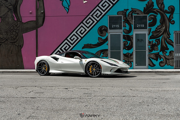Фото дисков Anrky AN11 Алмазная проточка на Ferrari F8