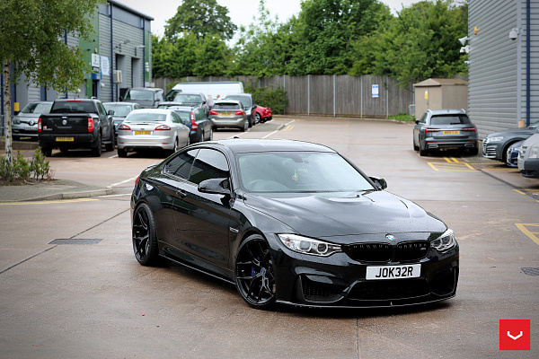 Фото дисков Vossen HF-5 Черный сатин на BMW 4/M4 (F32/F82)