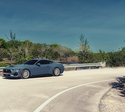Фото дисков Vossen HF-7 на Ford Mustang VII