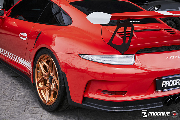 Фото дисков Vossen EVO-4R (3-Piece) Глянцевая медь на Porsche 911 VIII