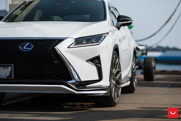 Фото дисков Vossen HF-2 Сатиновый графит на Lexus RX IV
