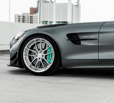 Фото дисков Anrky AN24 на Mercedes-Benz AMG GT I