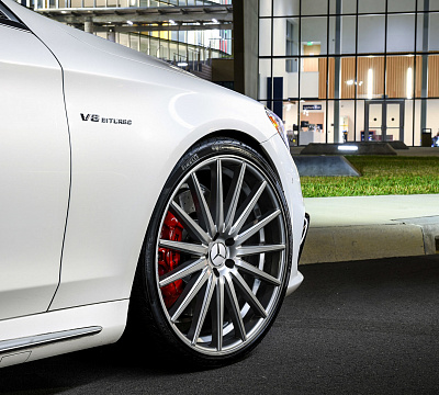 Фото дисков Vossen VFS-2 на Mercedes-Benz S-Class (W222, C217)