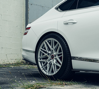 Фото дисков Vossen HF-7 на Genesis G80 II