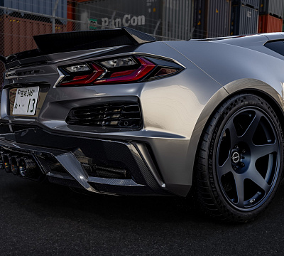Фото дисков Brixton Forged RS01 на Chevrolet Corvette C8