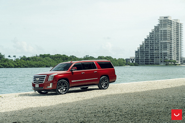 Фото дисков Vossen HF6-4 Матовый графит на Cadillac Escalade IV