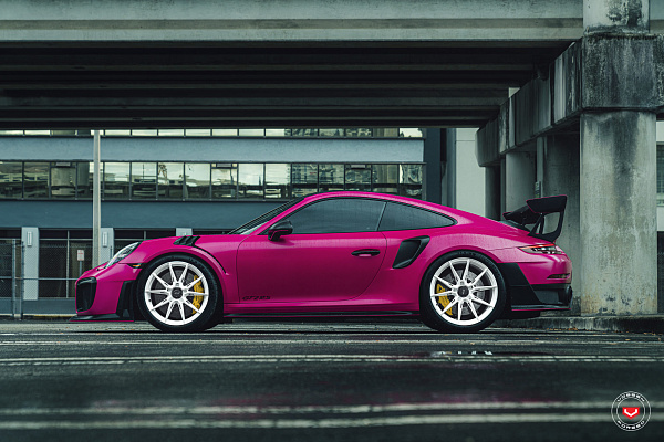 Фото дисков Vossen EVO-2R Белый глянец на Porsche 911 VII