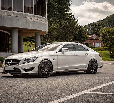 Фото дисков Vossen HF-2 на Mercedes-Benz CLS (C218)