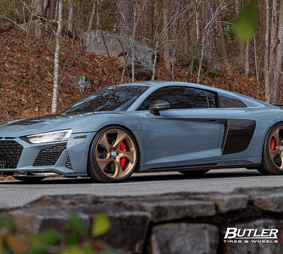 Фото дисков HRE 522M на Audi R8 (4S)