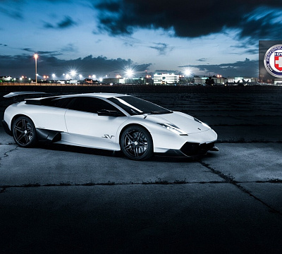 Фото дисков HRE P107 на Lamborghini Murcielago