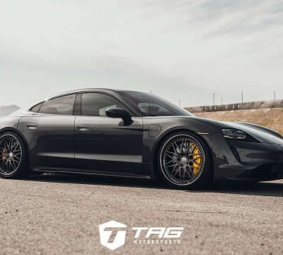 Фото дисков HRE 540C на Porsche Taycan I