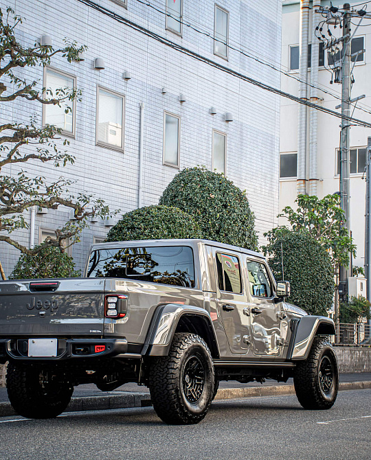 Фото дисков FT1 Черный сатин на Jeep Gladiator II (JT)