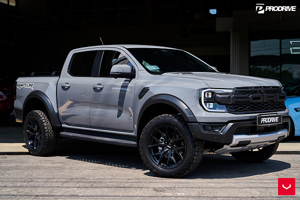 Фото дисков Vossen HF6-4 Черный сатин на Ford Ranger T6.2