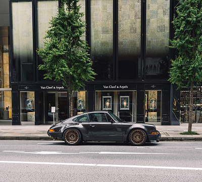Фото дисков HRE 501M на Porsche 911 III
