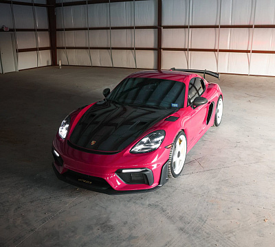 Фото дисков Brixton Forged TR04 на Porsche Cayman III