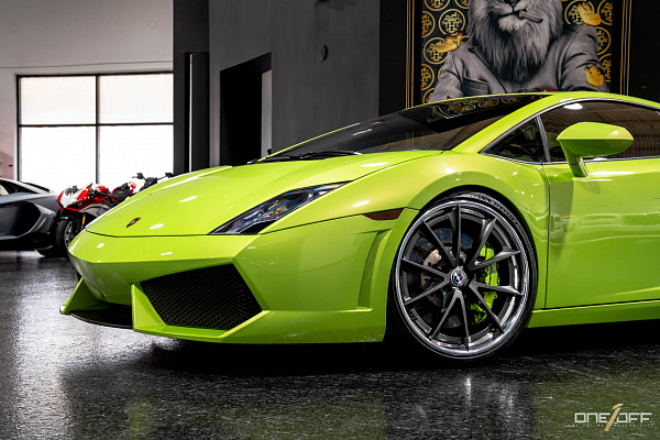 Фото дисков HRE S204H Сатиновый графит на Lamborghini Gallardo
