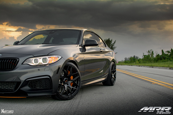 Фото дисков MRR FS01 Черный глянец на BMW 2/M2 (F22/F87)
