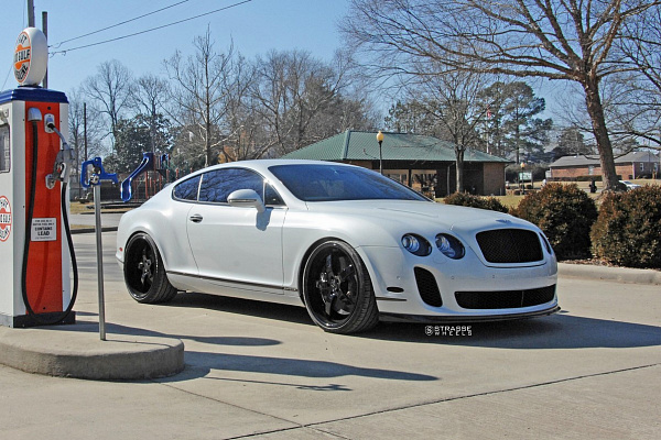 Фото дисков Strasse Wheels S5 Signature Черный глянец на Bentley Continental GT II