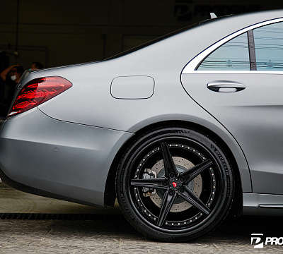 Фото дисков Vossen M-X5 (3-Piece) на Mercedes-Benz S-Class (W222, C217)