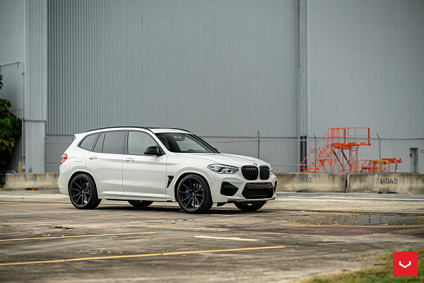 Фото дисков Vossen HF-3 Черный сатин на BMW X3/X3 M (G01/F97)