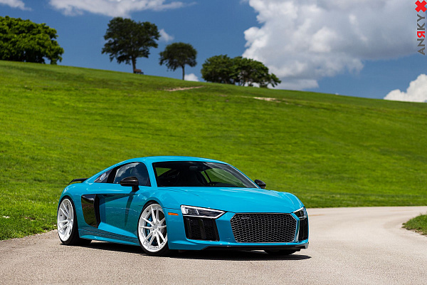 Фото дисков Anrky AN34 Белый сатин на Audi R8 (4S)