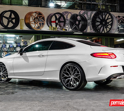 Фото дисков Vossen HF-2 на Mercedes-Benz C-Class (W205)