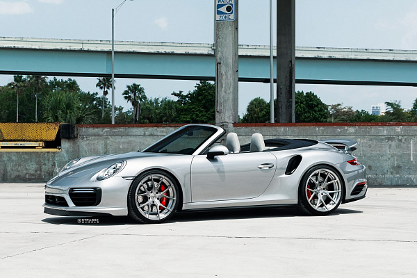 Фото дисков Strasse Wheels SM5R Deep Concave Duoblock Глянцевый тонированный лак на Porsche 911 VII
