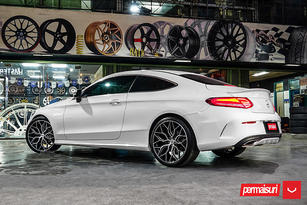 Фото дисков Vossen HF-2 Алмазная проточка на Mercedes-Benz C-Class (W205)