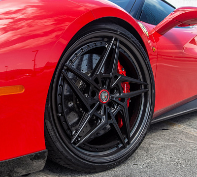 Фото дисков Anrky S3-X3 на Ferrari 488