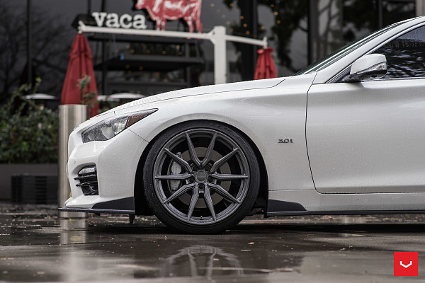 Фото дисков Vossen HF-3 Глянцевый графит на Infiniti Q50