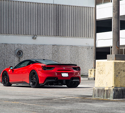 Фото дисков Anrky S3-X3 на Ferrari 488