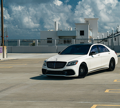 Фото дисков Vossen HF-8 на Mercedes-Benz S-Class (W222, C217)